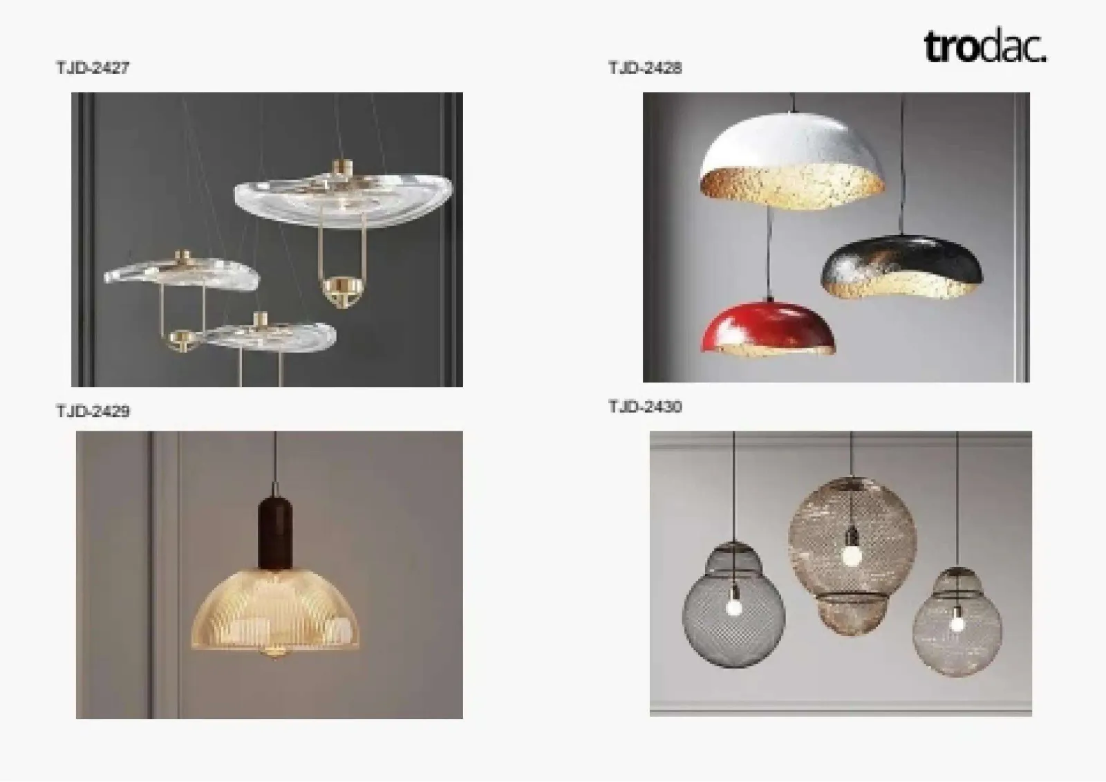 Pendant lamps catalogue, page 28