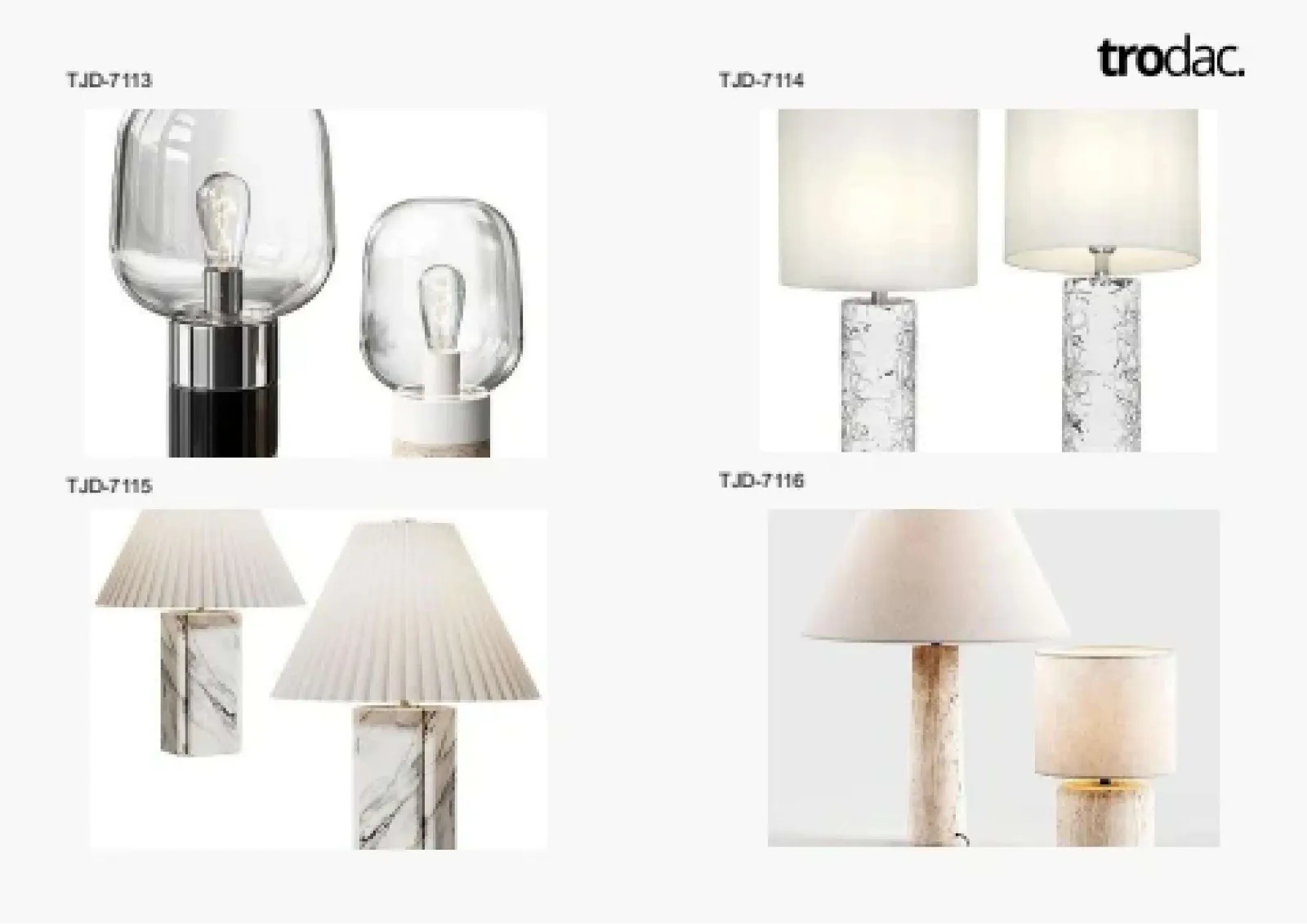 Table lamps catalogue, page 29