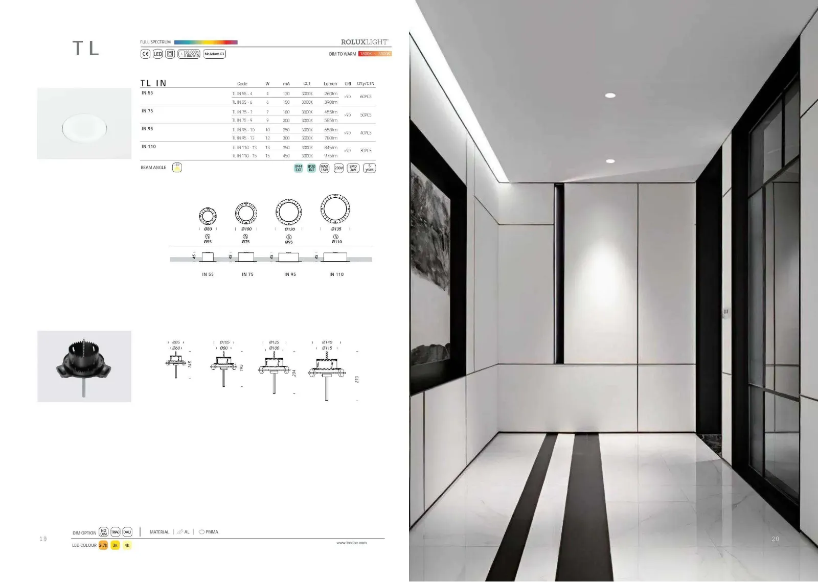 Trodac Lighting catalogue, page 11